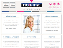 Tablet Screenshot of nolimit-it.de